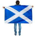Scotland St. Andrew's Cross Flag  5FTX3FT LARGE – Scottish Saltire Banner Flag