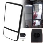 Side Dual Wing Mirror Split Fixing Zoom HGV Universal For Tractor Truck Digger