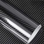 High Gloss Black 5D Carbon Fibre Vinyl Car Wrap Film Sticker Air Bubble Free