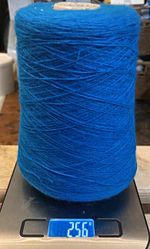 Machine Knitting Yarn On Cone, Electric Blue Approx 258g (per 100g)