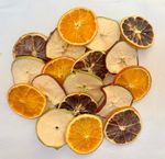 Apple, Orange & Lemon Slices Mix Premium Dried Fruit Slices Decorative 50g - 1KG