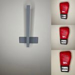 Vertical Wall Mounted Boxing Glove Display Stand for Collectibles