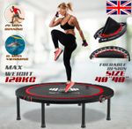 Mini Trampoline Foldable Fitness Jumper Rebounder Bouncer Excercise Gym 40 / 48"