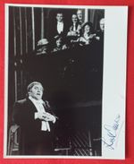Les Dawson Signed 10x8 Photo On Stage Comedian Autograph COA