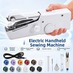 Mini Handheld Cordless Sewing Machine Hand Held Thread Stitch Clothes Portable