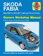 Skoda Fabia petrol & diesel (May 2007-2014) Haynes Repair Manual