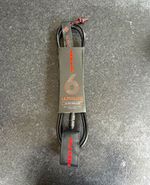 SHAPERS Ultra Lite 6ft Surfboard Leash 7mm Black Accessories Leash Surf