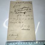 William Leman Rede Playwright 1p ALS 1844 Autograph Letter + Actors Wages?