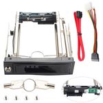 5.25'' Inch PC Drive Bay 3.5'' SATA lll HDD Hard Drive Internal Caddy Case UK