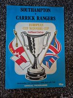 SOUTHAMPTON V CARRICK RANGERS 1976-77 ECWC