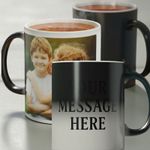 Personalised Magic Photo / Text  Mug Custom Heat Cup Colour Changing Mug Gift