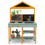 Kids Mud Kitchen Outdoor Kitchen Playset Wooden Pretend Play Kitchen Toy