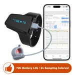 Wellue Checkme O2 Max 72h Continuous Pulse Oximeter HR Monitor Sleep Apnea Test