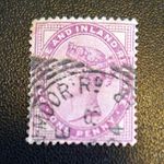 Great Britain Victoria 1d Lilac Postage & Inland Revenue Used Handstamped