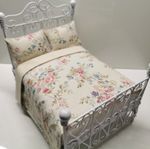 Handmade Dolls House Bedding Set -1/12 Scale/ To fit  Double Bed  