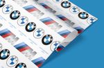Wrapping Paper BMW Personalised Name Occasion Car Birthday Gift Wrap for Him