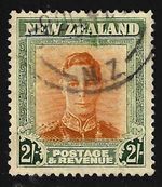 1947 Used set New Zealand Gibbons #686aw, 687aw, 688aw, 689w sideways wmk CV$300
