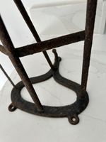 Antique Victorian Wrought Iron Saddle Rack Holder Tack Room Equestrian c1890