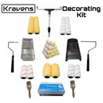 30% OFF RRP- 32 Piece Large decorating set Including 1x Free coveral/dust Suit.