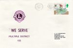 Lions International GB Cover Christmas TV-am Redhill 1985 (03215) 
