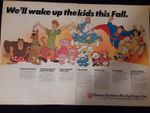 Hanna-Barbera Productions  Rare Original Promo Poster Ad Framed! #2
