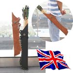 Archery Arrow Quiver Hip Holder Leather Bag RH LH Bow Traditional Hunting Shoot