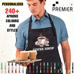 Personalised Restaurant Aprons Pocket Chef Barista Catering Cooking Party Craft