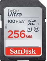 SanDisk 256GB Ultra SDXC card up to 100MB/s (Class 10 UHS-I)