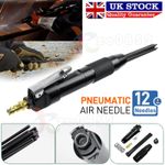 4000RPM 12 Needles Air Pneumatic Needle Scaler Deruster Rust Paint Remover Tool