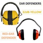 50Adult Ear Defenders 35dB NRR Safety Ear Muffs Shooting Hearing Protector Work