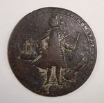 1739 ADAMS PBvi 23-MM Admiral Vernon Medal Porto Bello VG