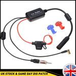 DAB/DAB + FM Car Antenna Aerial Splitter SMB Converter Digital Radio & Amplifier