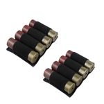 2x Tactical Gun Buttstock Pouch 4Round 12/20GA Shotgun Shell Ammo Carrier Holder