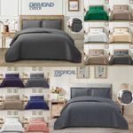 3 Piece Bedspread Embossed Bed Throw Quilted Bedding Set Single Double King Size