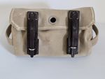 Saddleback Leather Co. Mountainback Dopp Kit Tan Canvas Toiletry bag MINT