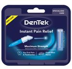 DenTek Instant Pain Relief Maximum Strength -  Frest Mint Flavour- 1 kit