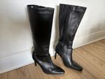 Dolcis Knee-high Leather Stiletto Boot - Size UK6 EU39