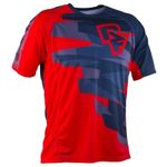 Mens MTB Cycling Jersey Short Sleeve Downhill Motocross Shirt Breathable Top UK