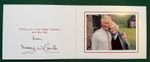 Antique Signed Christmas Card Prince Charles Camilla Duke Duchess Cornwall