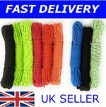 🔥GUY LINE TENT ROPE CAMPING CARAVAN PARACORD GAZEBO ROPES CORD SAILING GUYLINE