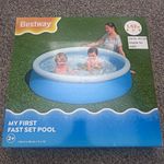 Bestway My First Fast Set Pool Round 1.52m x 38cm Vinyl Blue/White Inflatable