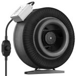 VIVOSUN Z8 8 Inch Inline Duct Fan, 740 CFM Ventilation Fan W/Speed Controller