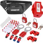 Lock off Kit for Electricians, Electrical Circuit Breaker Lockout Tagout Kit, E