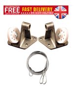 GARADOR GARAGE DOOR PULLEY WALL WHEEL BRACKET CABLE C TYPE WIRE SPRING PARTS