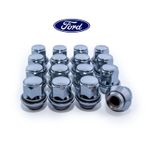 16 X FORD WHEEL NUTS ALLOY FIESTA MK5 MK6 MK7 MK8 M12 X 1.5 19MM OEM STYLE
