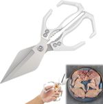 Multifunctional Heavy-Duty Kitchen Shears, 2 in 1 Heavy Duty Stainless Steel