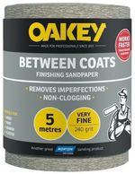 Oakey Between Coats Finishing Sandpaper Roll 5m - Very Fine - 240 grit