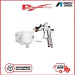 IWATA W400 BELLARIA CLASSIC PLUS GRAVITY SPRAY GUN WITH CUP - 1.3MM 13328513P