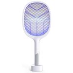 Bug Zapper Racket Fly Swatter Mosquito Bat Wasp Electric Insect Pest Killer USB