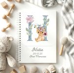A5 Handmade Personalised Baby Journal - Memory Book - 1st Year Memories